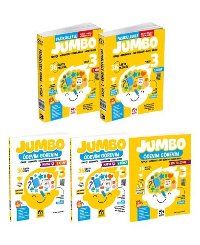 3.Sınıf Fasiküllerle Jumbo Seti - 5 KİTAP