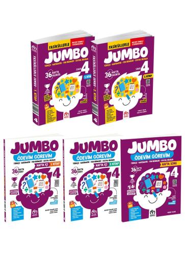 4.Sınıf Fasiküllerle Jumbo Seti - 5 KİTAP