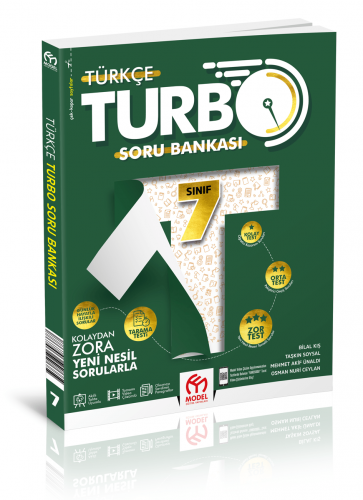 7.Sınıf Turbo Türkçe Soru Bankası Bilal KIŞ